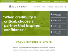Tablet Screenshot of gleasonexperts.com